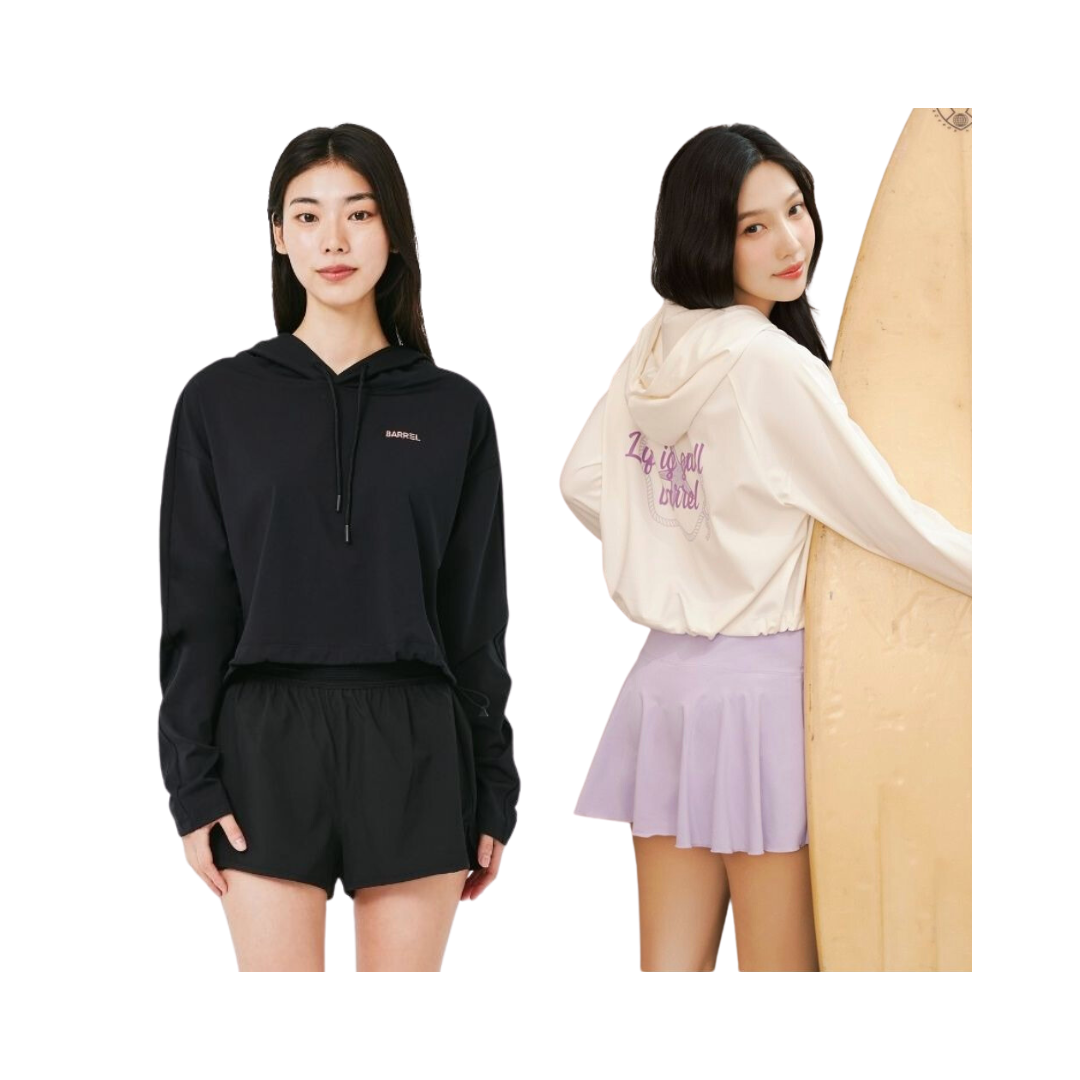 ▲BARREL RESORT度假 女款連帽防曬衣