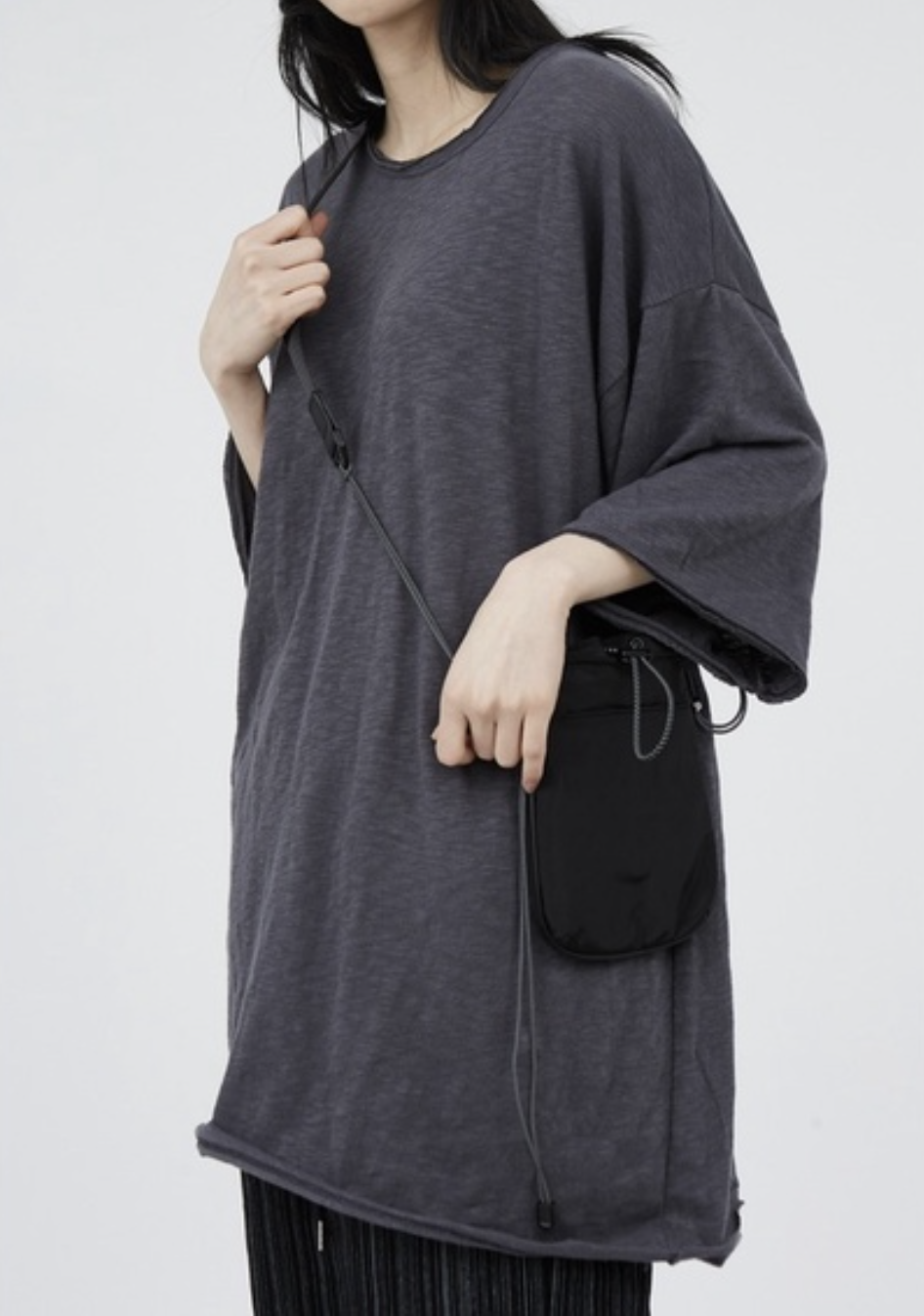 韓國 Raucohouse 竹節棉 素面 短袖 短T 舒適 寬鬆 百搭