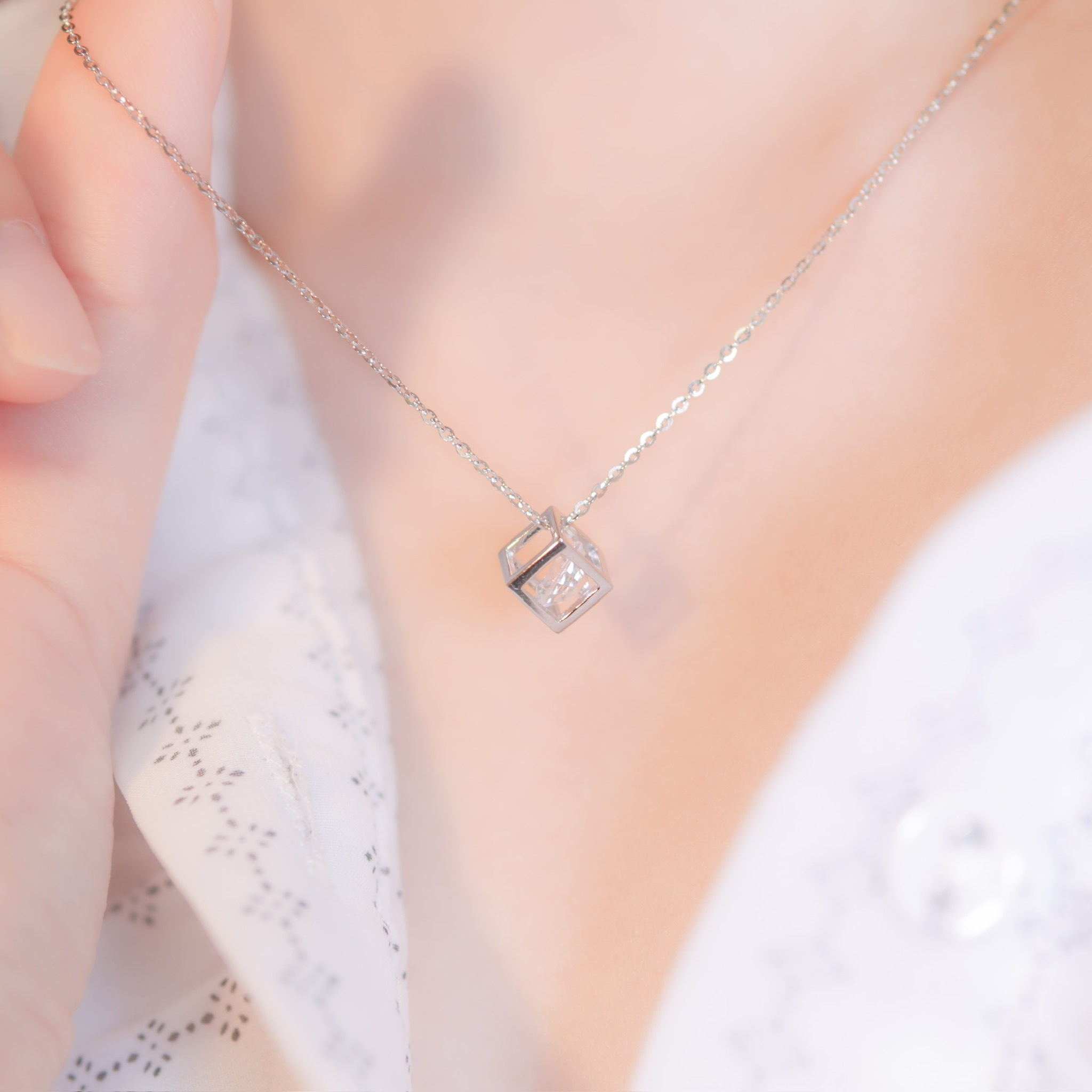 | 999 Silver・White Gold・Rose Gold | Being Honest Necklace（Silver / Rose Gold) | NE0727 |