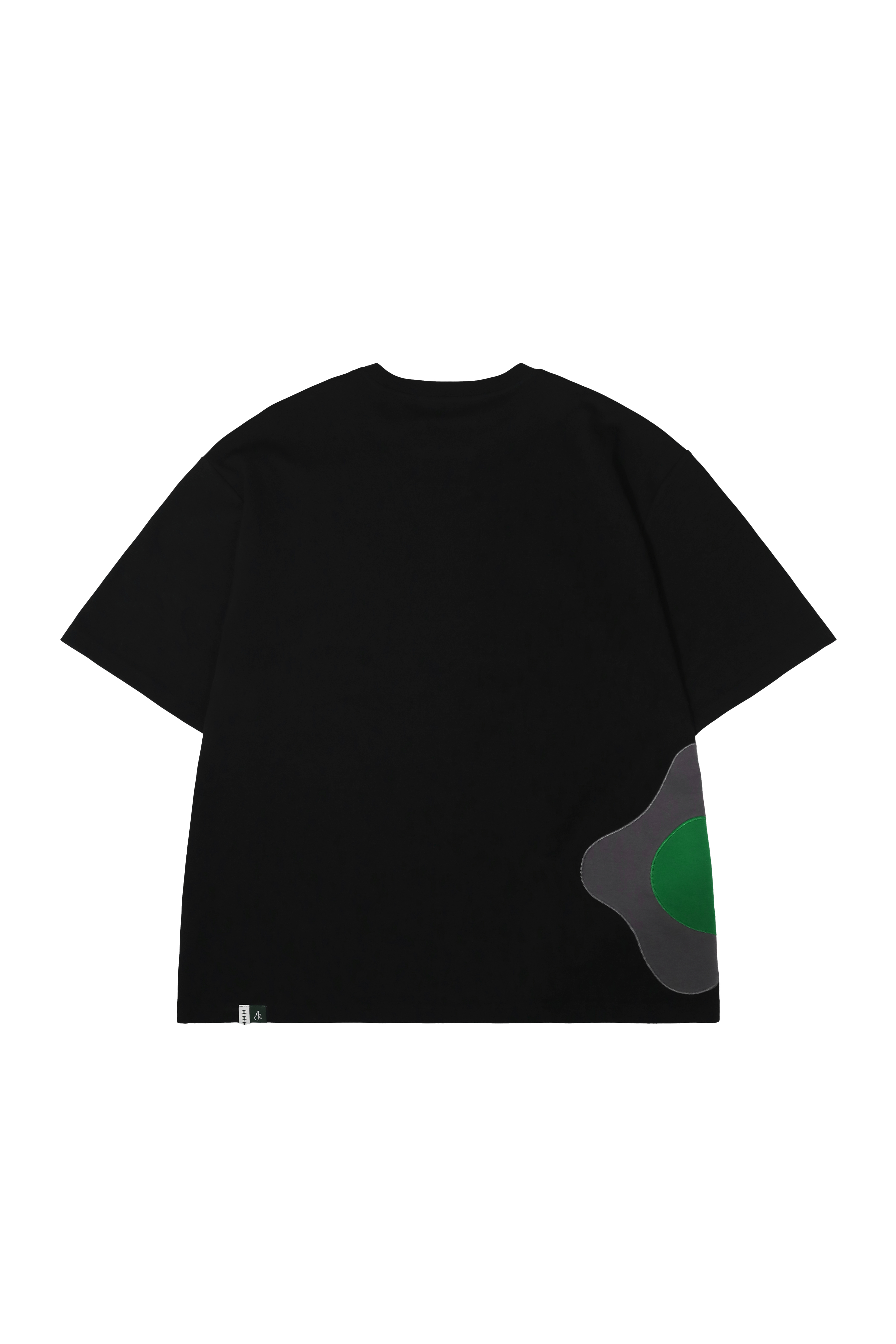ARC STITCHING TEE - BLACK