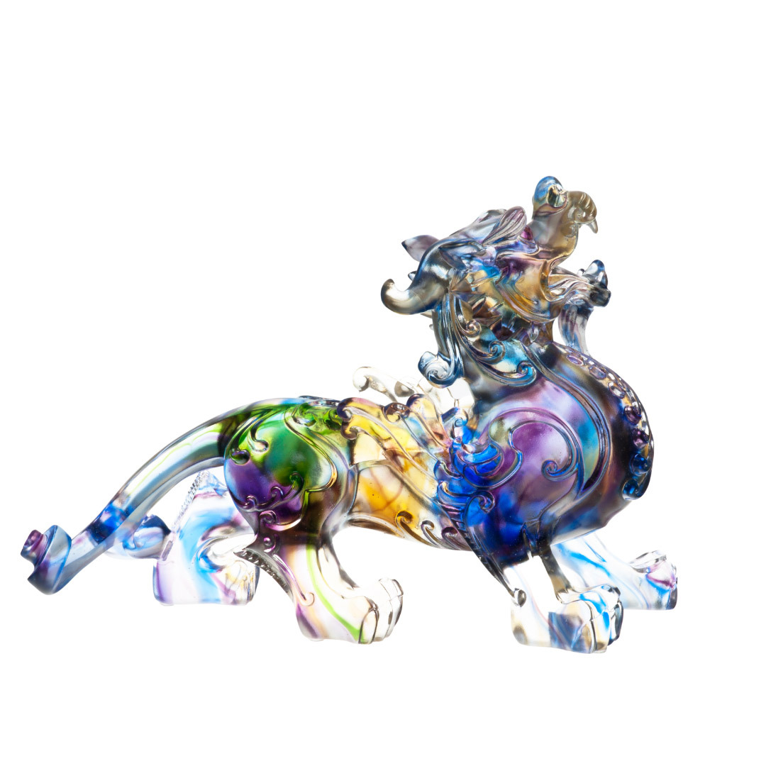 琉璃貔貅擺飾｜特大招財瑞獸 開運鎮宅的感謝祝福禮品