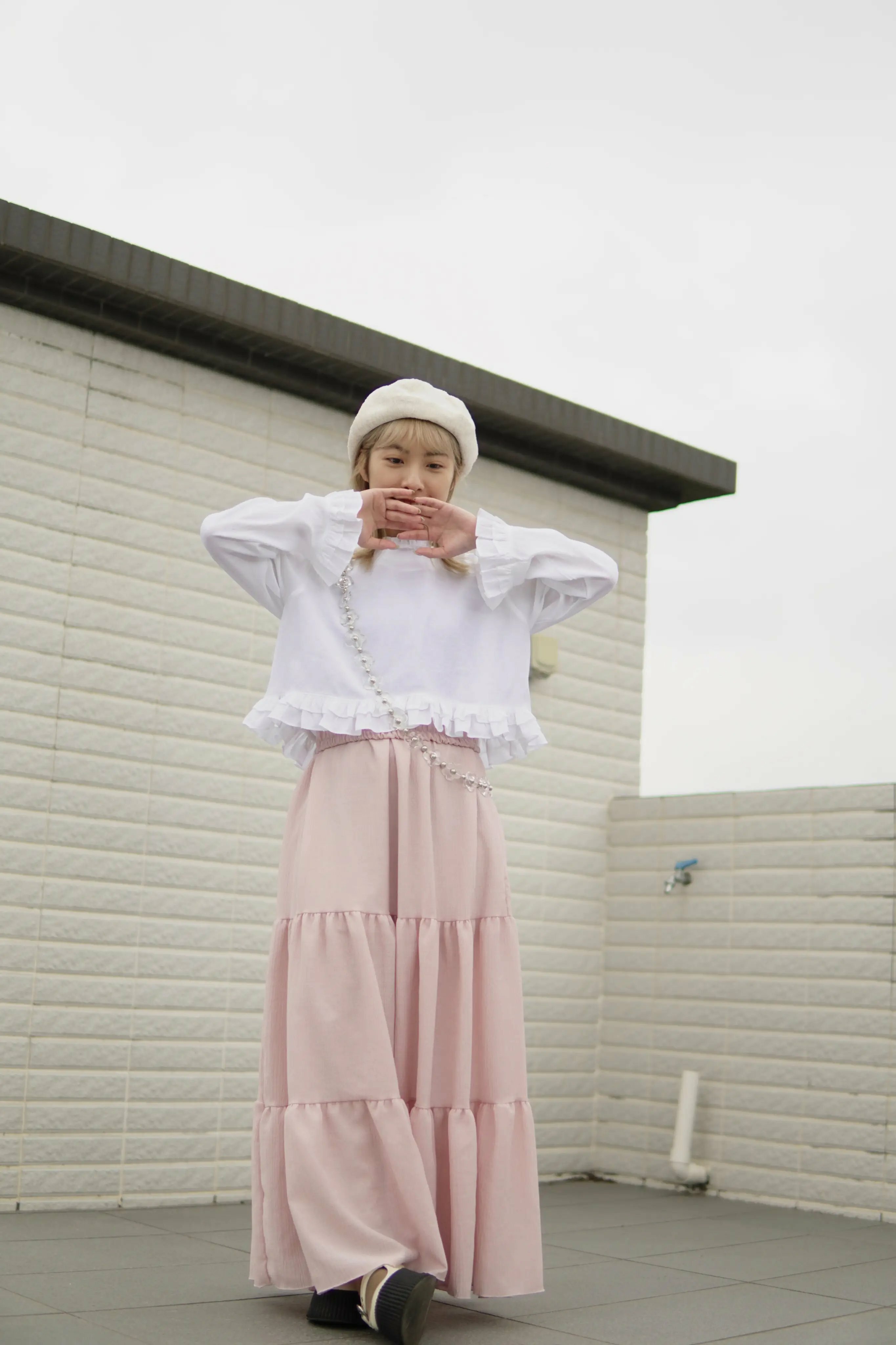 [ 三色入 ] 飄飄仙氣蛋糕下身裙( Pink )