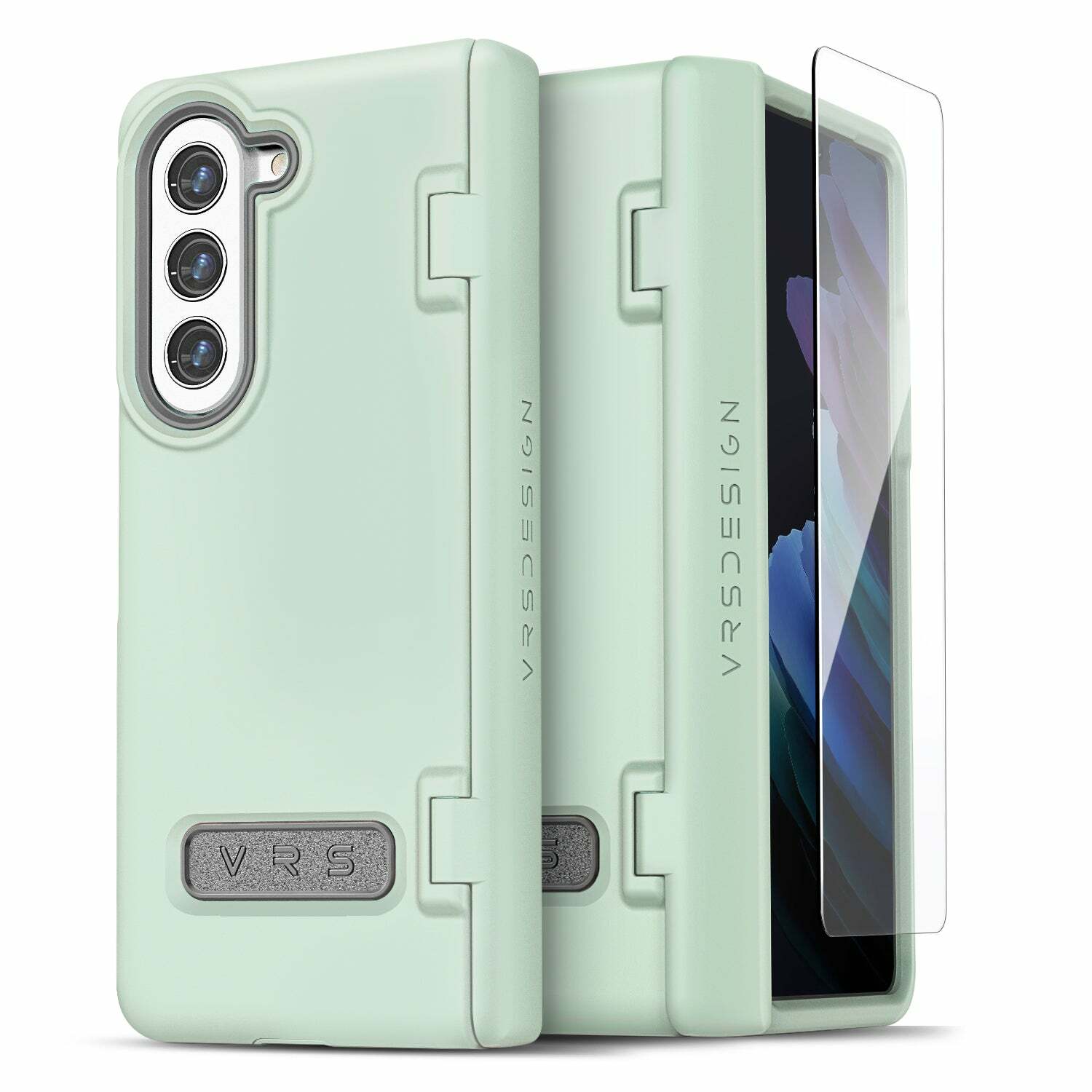 【部份現貨】 [筆槽/普通 鉸鏈蓋] VRS Design - Terra Guard Modern - Galaxy Z Fold 5 Case 高度防撞鉸鏈保護手機殼