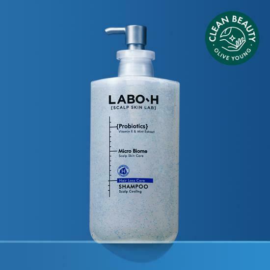 《Olive young連線》LABO-H Hair Loss Relief Shampoo 750mL+100ml (Scalp Cooling)