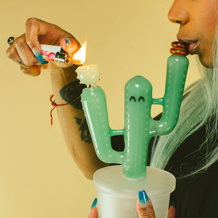 🇺🇸 Hemper -  Cactus Jack Bong XL 仙人掌水煙壺（24.5cm）