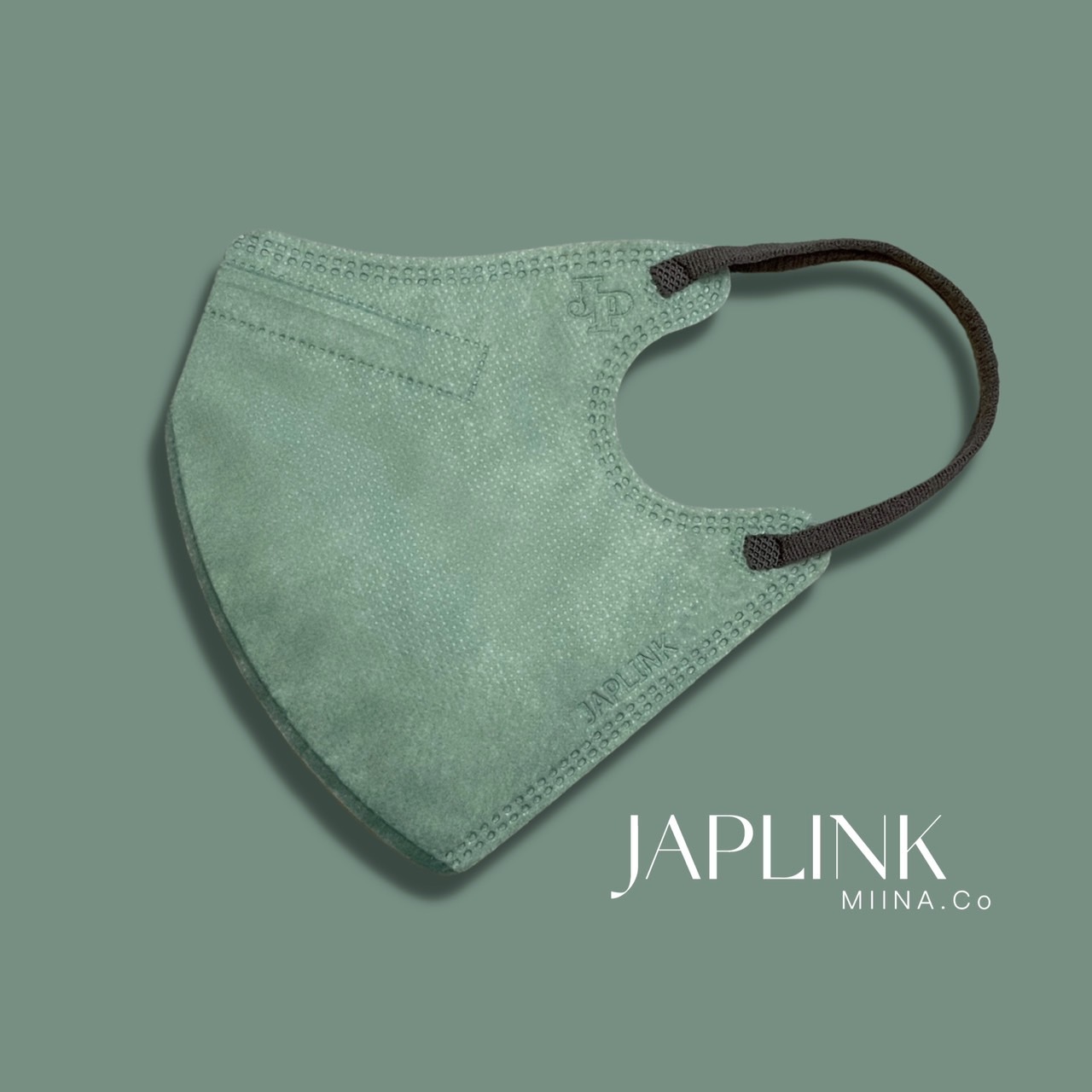 JAPLINK 立體口罩 MB++ PFE99%【#UL加大迷霧綠】