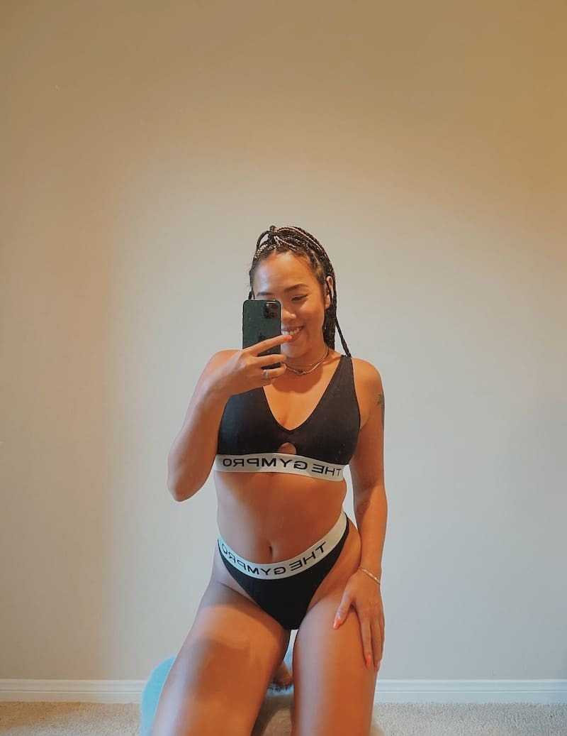 美式字母寬版內衣套裝