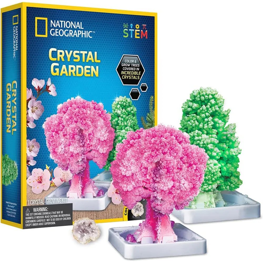 National Geographic 紙樹開花 水晶花園實驗套組