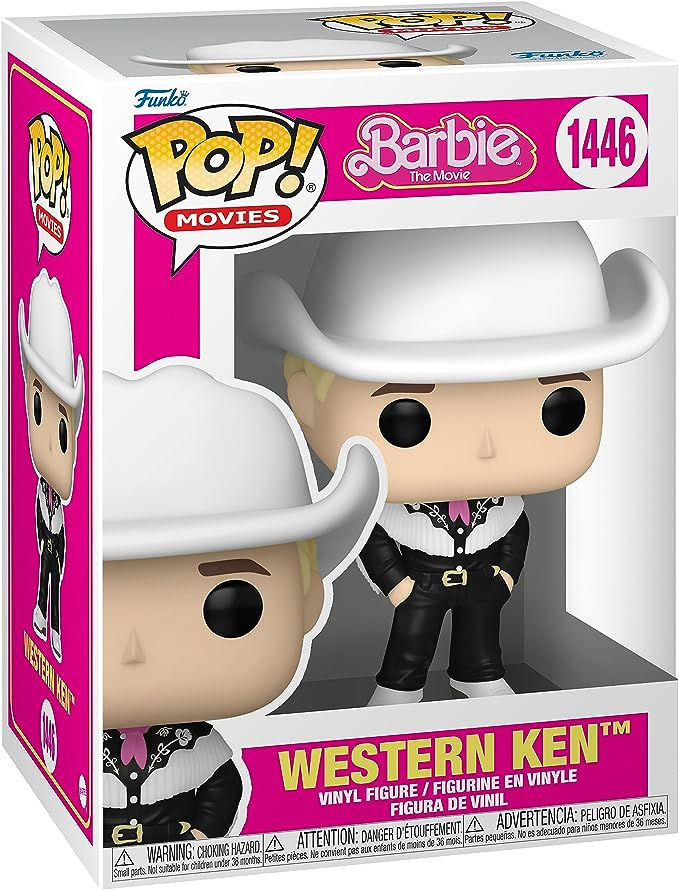 FUNKO POP! 芭比電影系列公仔 - 西部芭比 / 西部肯尼 / 金色迪斯可芭比 / 總統芭比