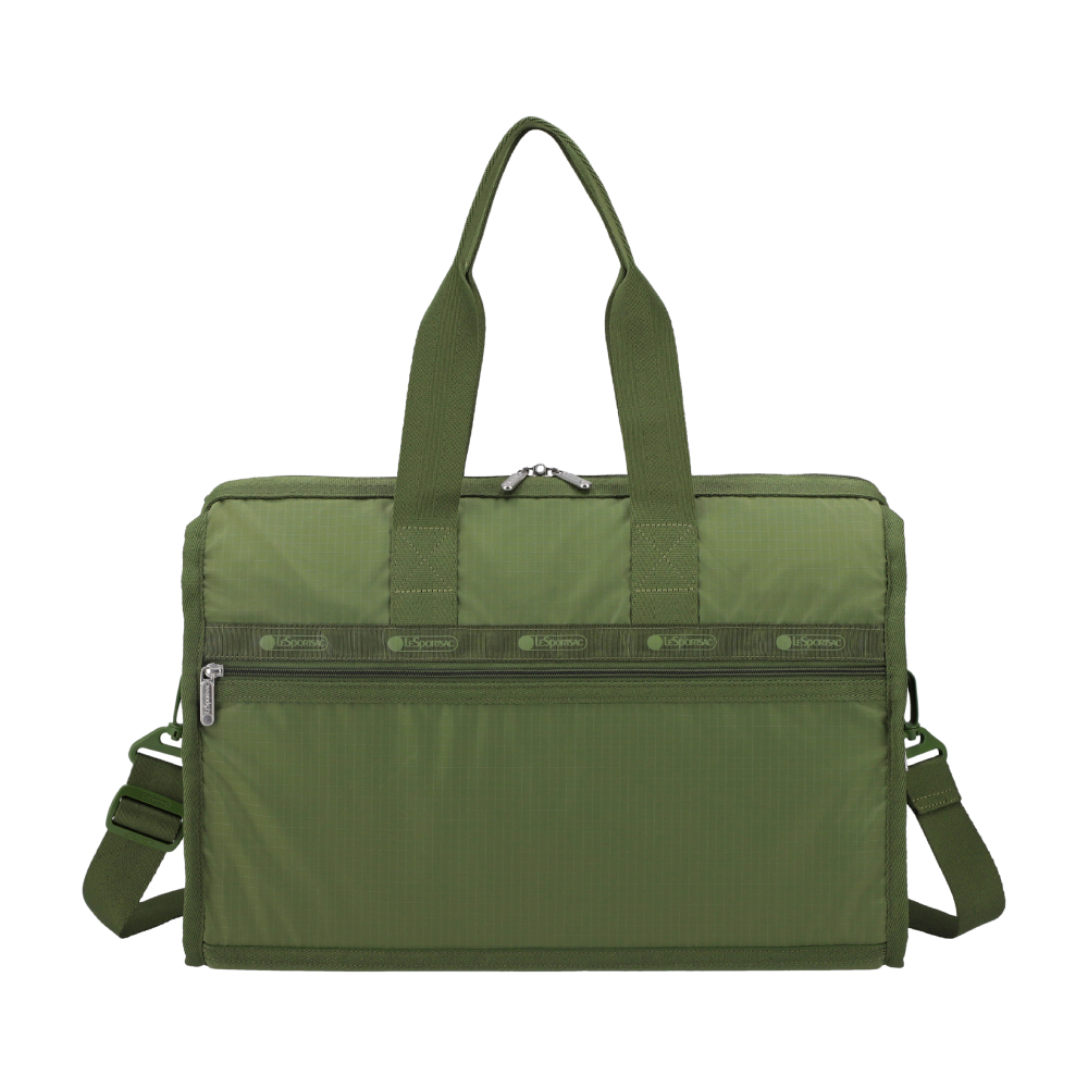 LeSportsac - DELUXE MED WEEKENDER 中型旅行袋 - 橄欖綠