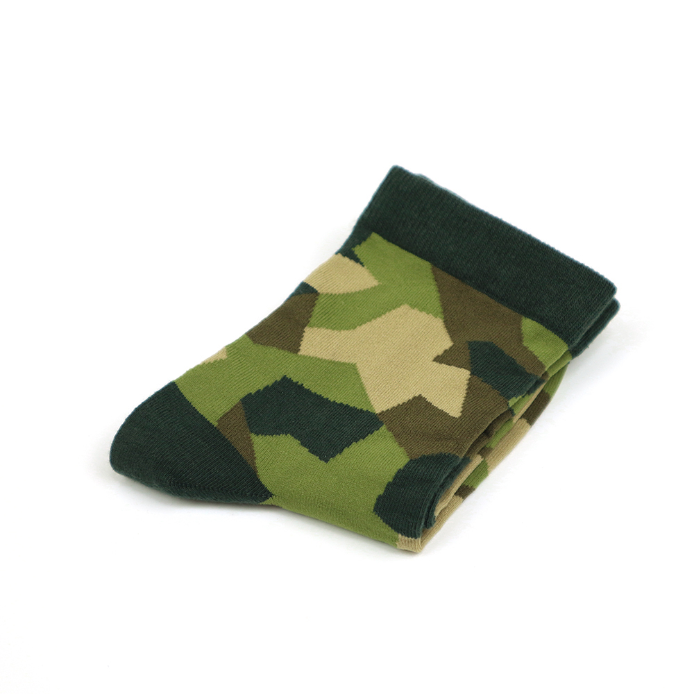 迷彩幾何｜童襪