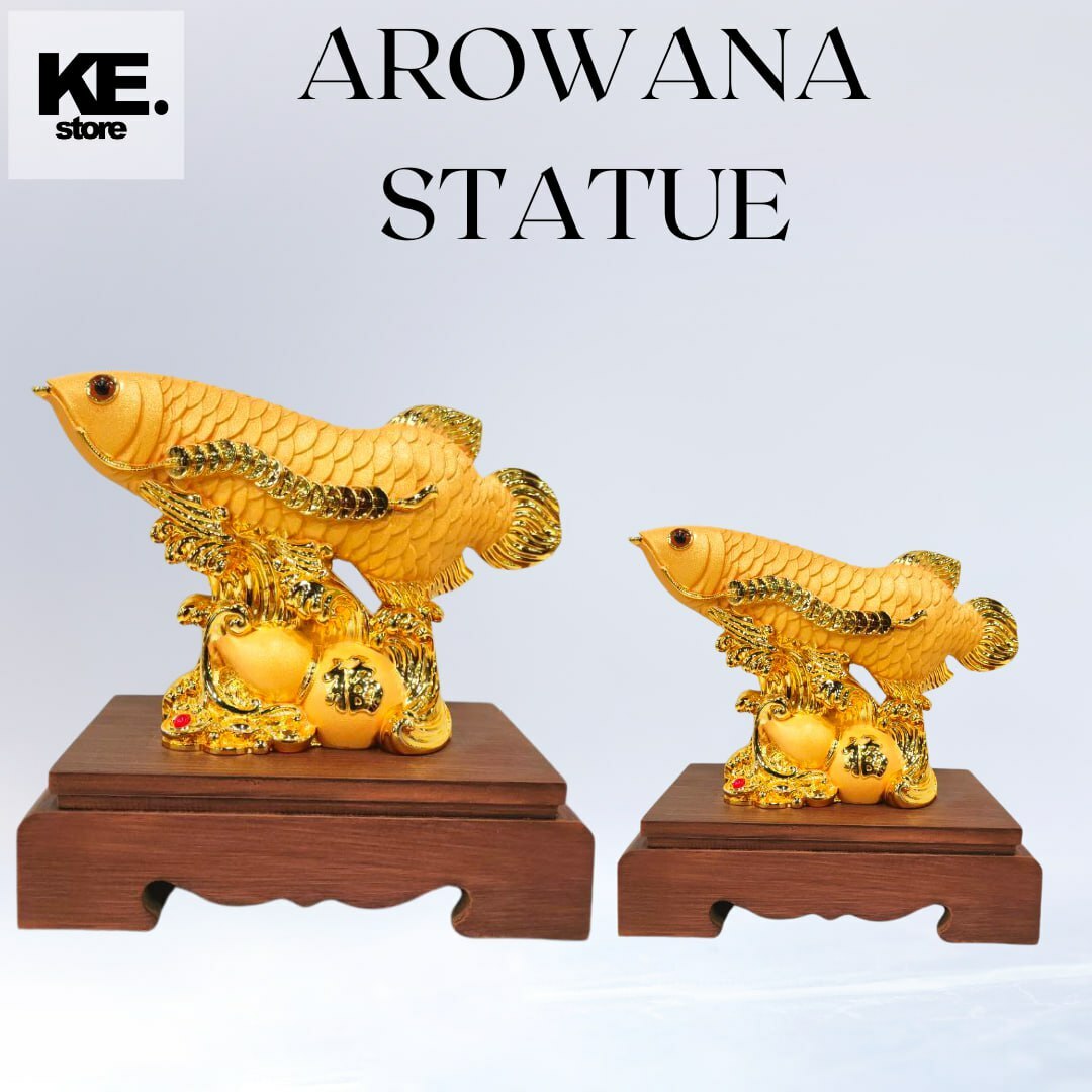 Feng Shui Arowana Fish Statue Code AW 001 A & C