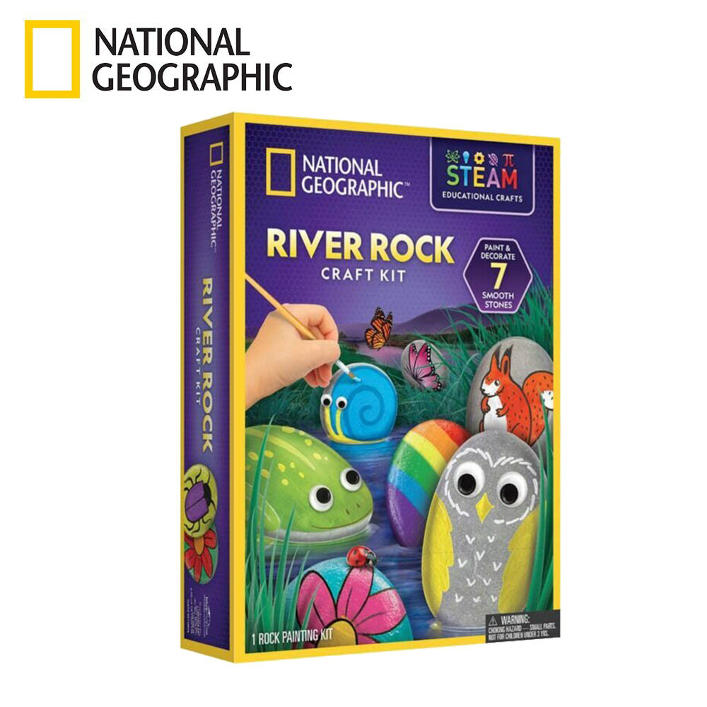 National Geographic 彩繪鵝卵石手作套組