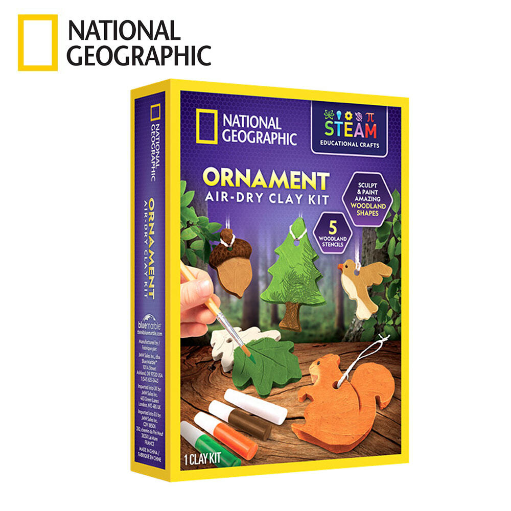 National Geographic 森林小樹屋陶藝手作套組