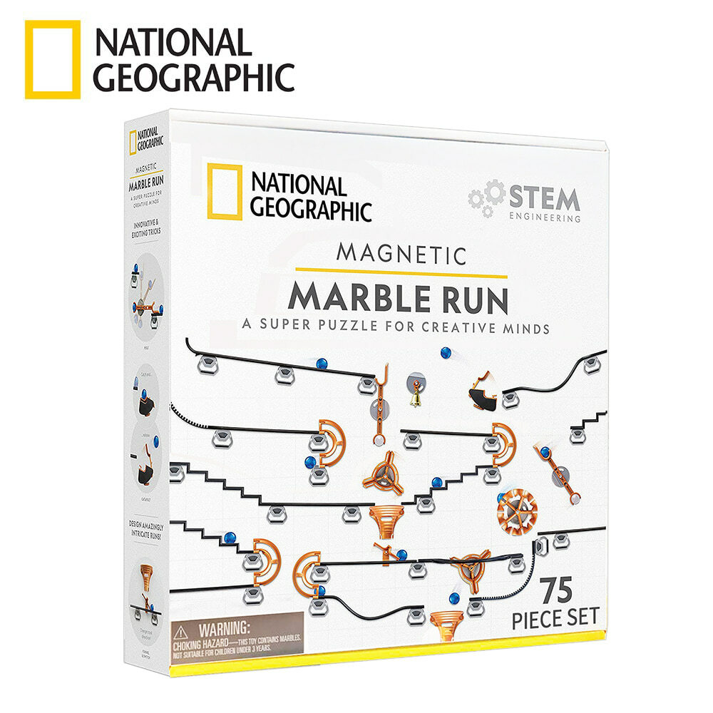 National Geographic 磁力彈珠機械迷宮75件套裝