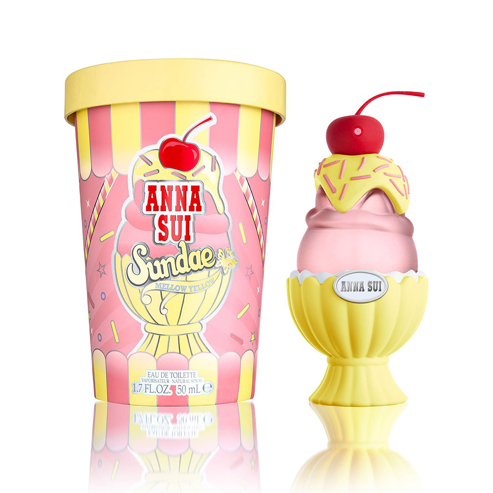 ANNA SUI安娜蘇 SUNDAE果漾聖代淡香水-Mellow Yellow樂夏百香50ml