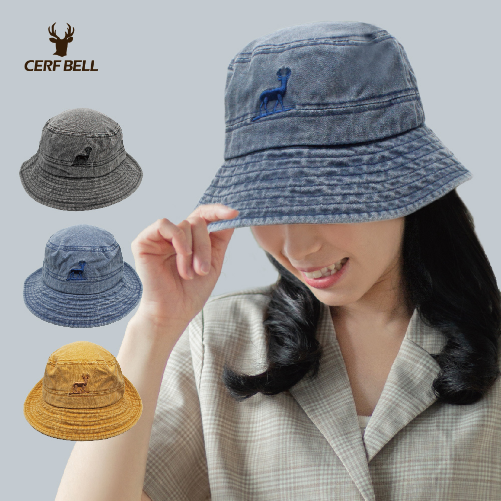 【肌涼】【Outdoor/戶外專業系列】刺繡水洗丹寧帽丨7AH0024