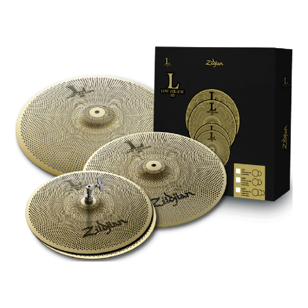 Zildjian Zildjian / L80 Low Volume (LV348) Box Set 靜音銅鈸組(13/14/18) — 三峽鼓 / 打擊｜YA! 玩音樂