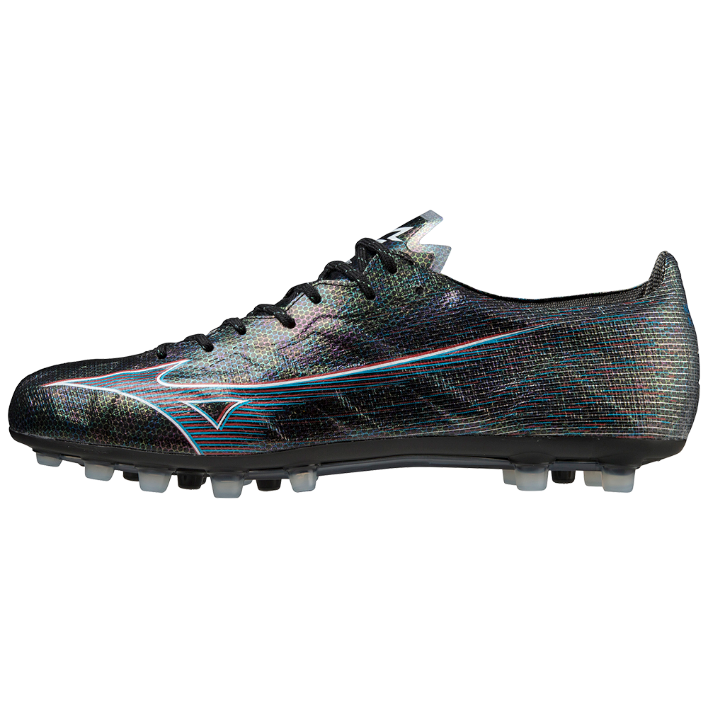 MIZUNO ALPHA JAPAN AG 黑色 仿真草地/草地足球鞋  (特價貨品，不設退換)