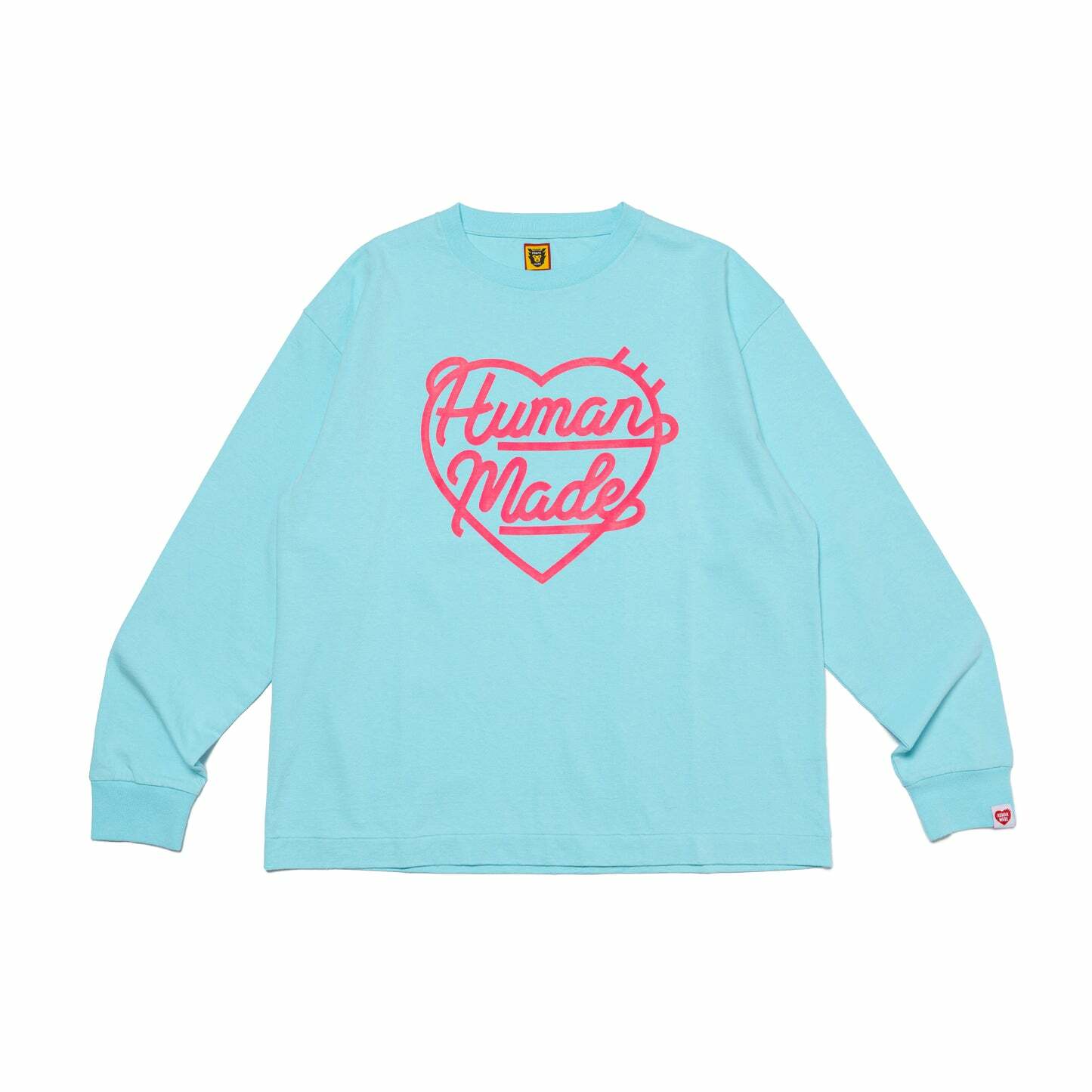 新品】HUMAN MADE Heart L/S T-Shirt Green-