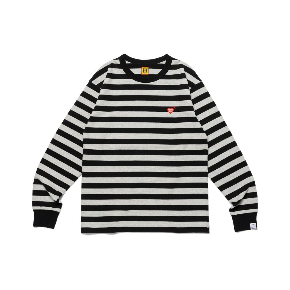 現貨┃日本製 HUMAN MADE STRIPED T-SHIRT 條紋薄長Tee