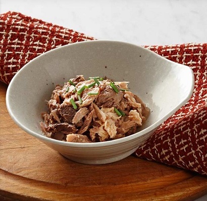 Fussie Cat 黑鑽 貓罐頭 吞拿魚 + 三文魚 80g 【24罐】