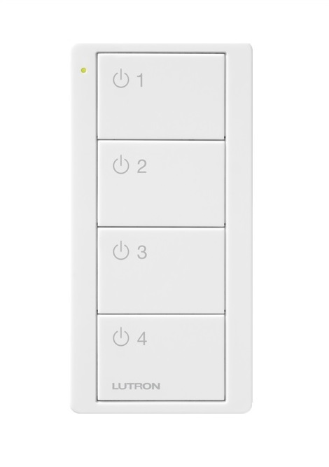 LUTRON PICO 無線控制 PQ2-4B-TAW-L41（適用於燈光 - 4 組撥動開關）