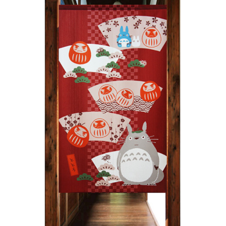 吉卜力龍貓門簾 85 x 150 cm 達摩招運 #CM23D-11074