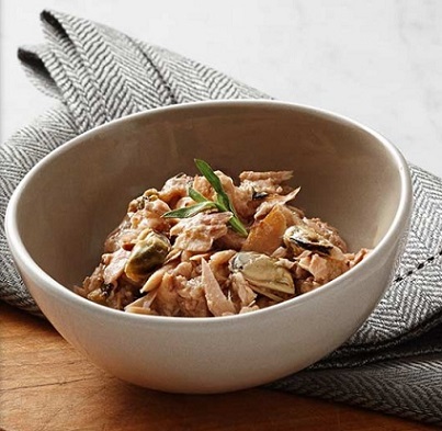 Fussie Cat 黑鑽 貓罐頭 吞拿魚 + 青口 80g 【24罐】