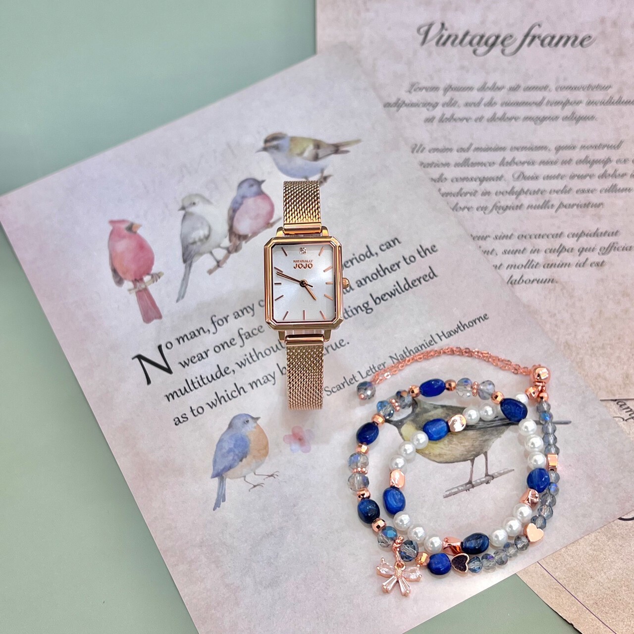 【NATURALLY JOJO】古典鑽石感精緻女錶 JO96992-80R 20mm 現代鐘錶