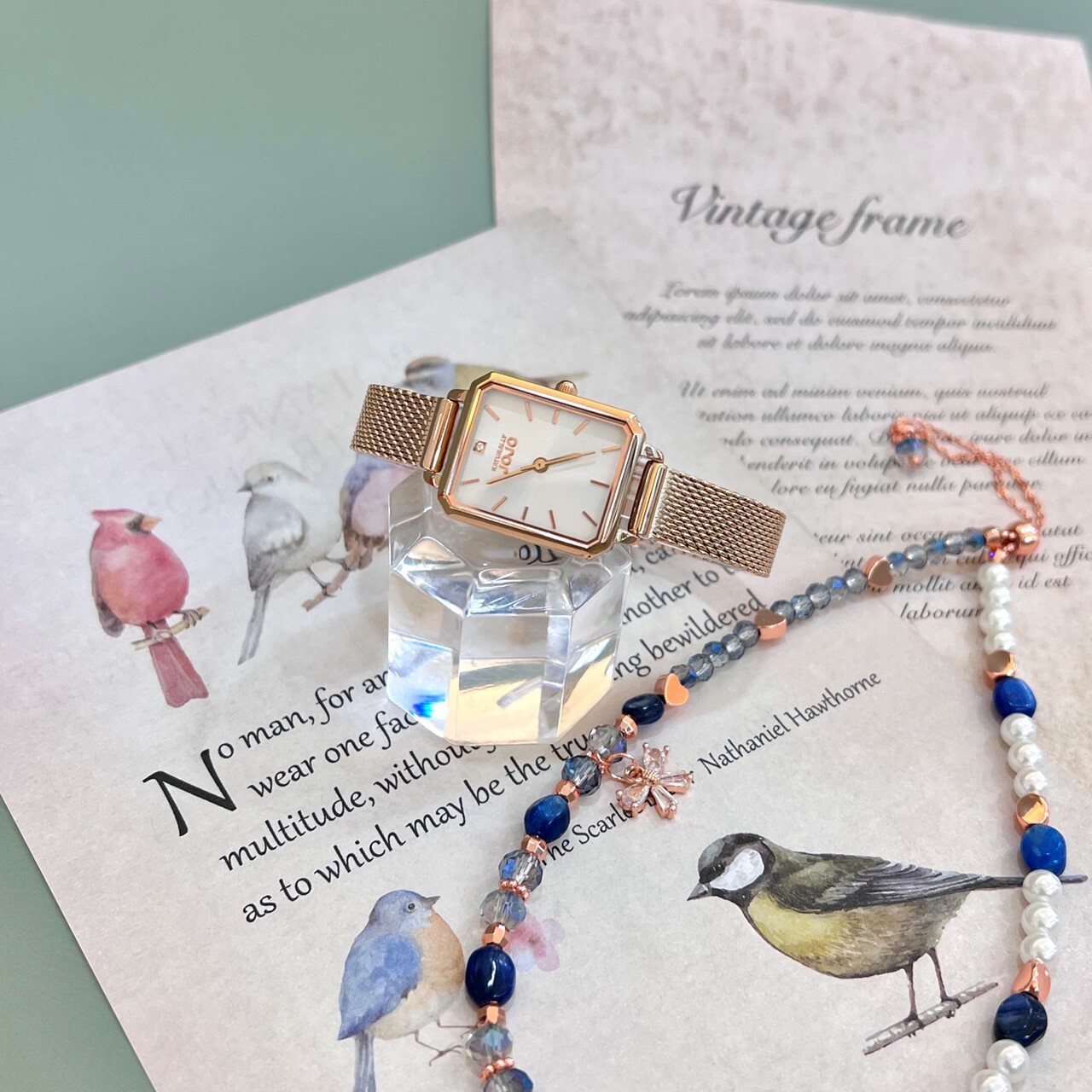 【NATURALLY JOJO】古典鑽石感精緻女錶 JO96992-80R 20mm 現代鐘錶