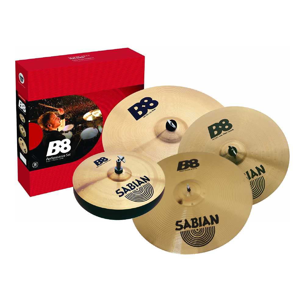 Sabian Sabian / B8 Performance Set 五片裝銅鈸組 — 三峽鼓 / 打擊｜YA! 玩音樂