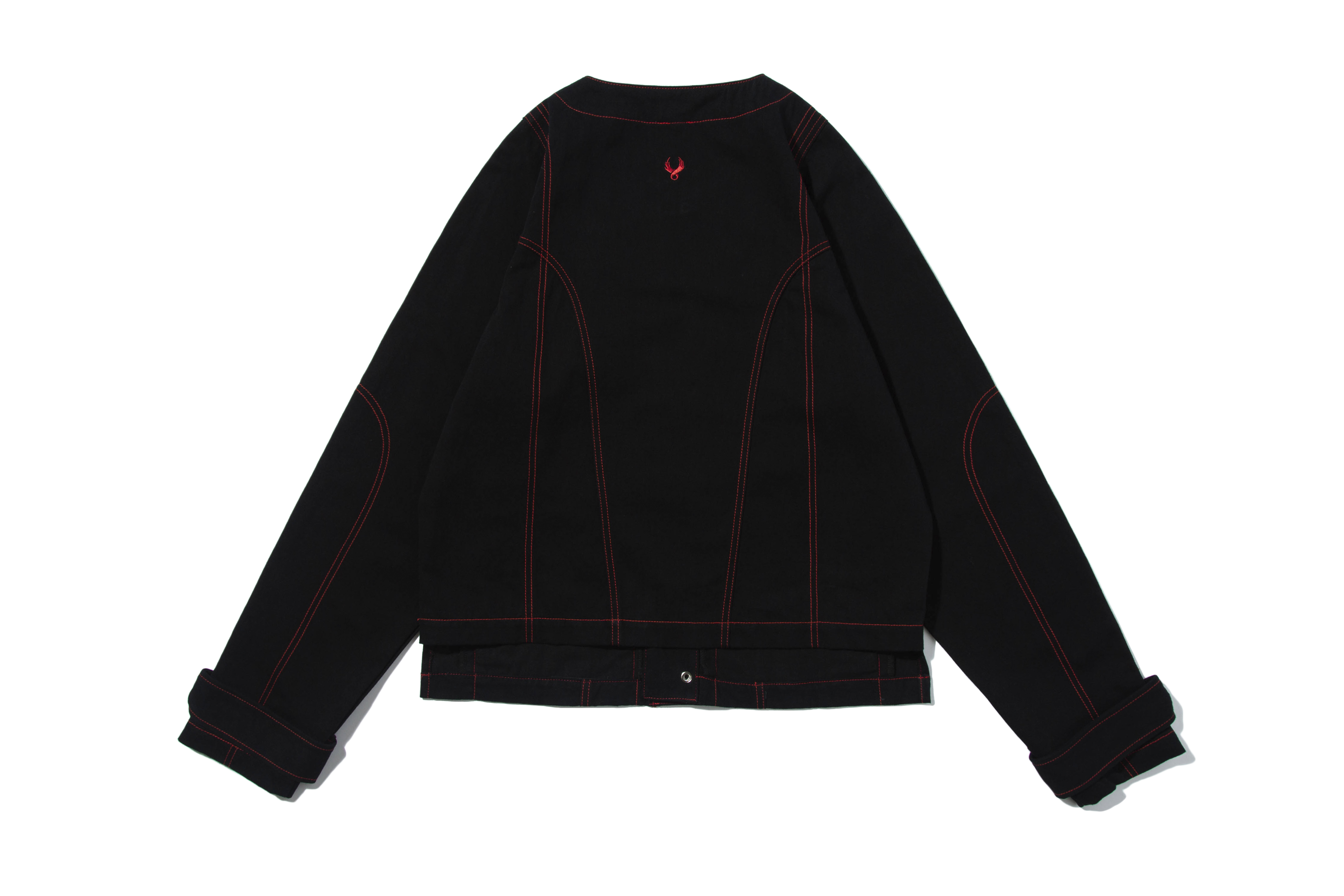 REMIX ’21 A/W D-COLLARLESS JACKET " (Black)