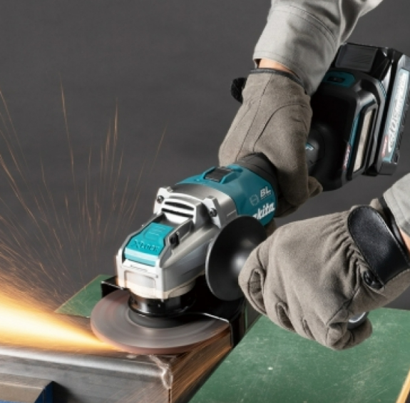 "MAKITA"牧田牌 充電式安全制角向磨光機 100mm(無碳刷)(鋰40V)