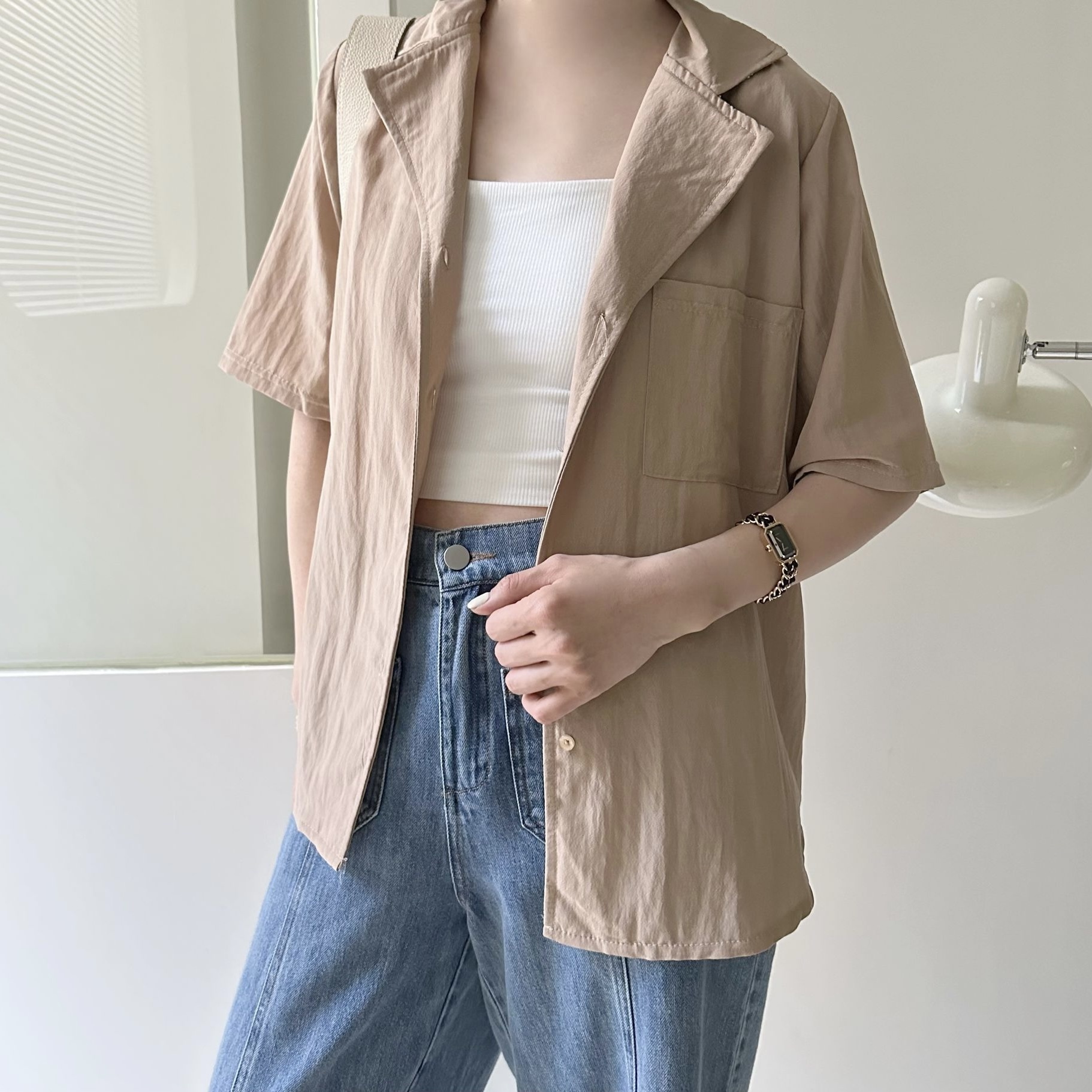 【BONNIE】胸小袋恤衫