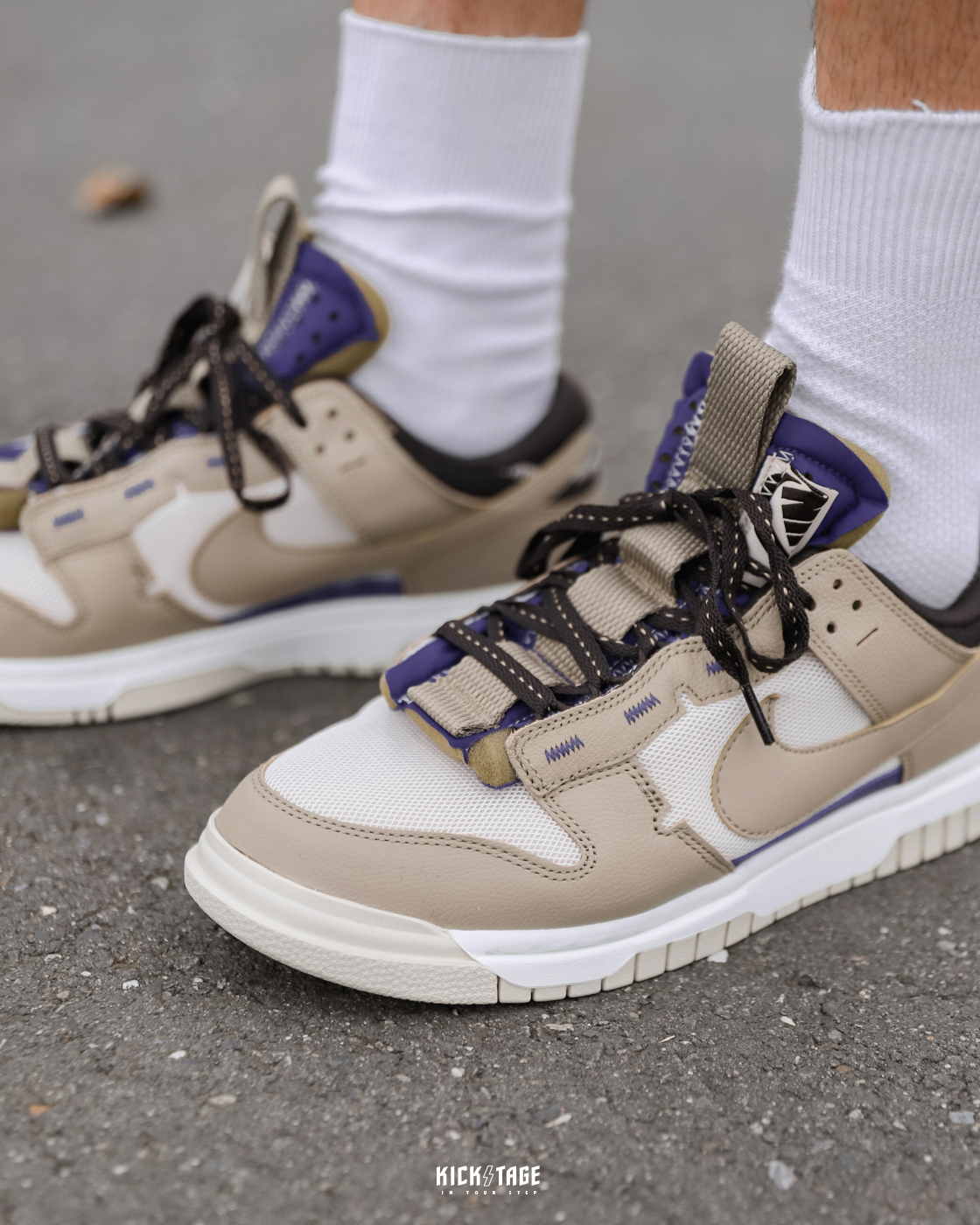 NIKE AIR DUNK JUMBO MUSHROOM 蘑菇軟Q氣墊麵包鞋【DV0821-101】