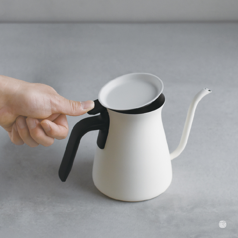 日本《KINTO》POUR OVER KETTLE 大手沖壺（霧面／白／黑）｜或者生活