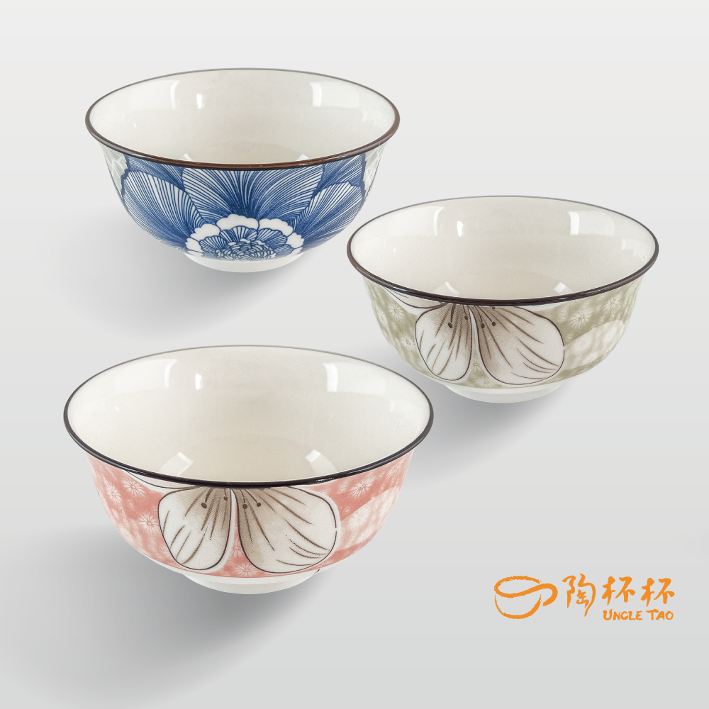 木棉花 金鐘碗 12.5/13.5/15cm AS03-62-02【陶杯杯瓷器】