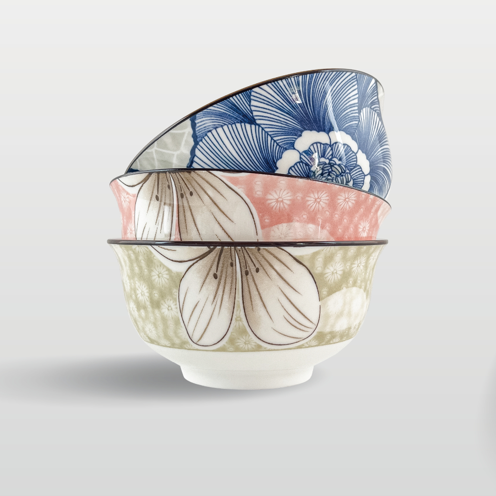 木棉花 金鐘碗 12.5/13.5/15cm AS03-62-02【陶杯杯瓷器】