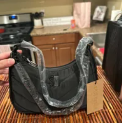 [S] STEVE MADDEN BPAULI NYLON QUILTED,BLAC, , 193624349515 (SSM185)