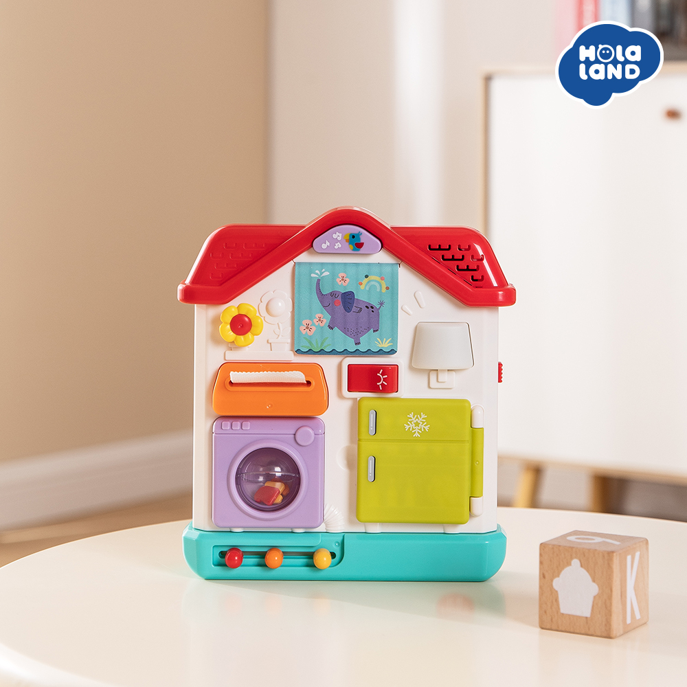 HolaLand歡樂島 蒙特梭利忙碌板 (匯樂玩具)