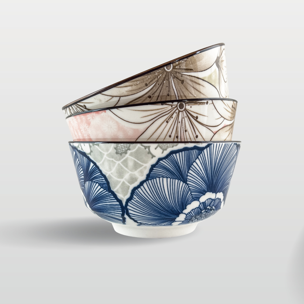 木棉花 歐式碗 12.5/13.5/15cm AS03-67【陶杯杯瓷器】