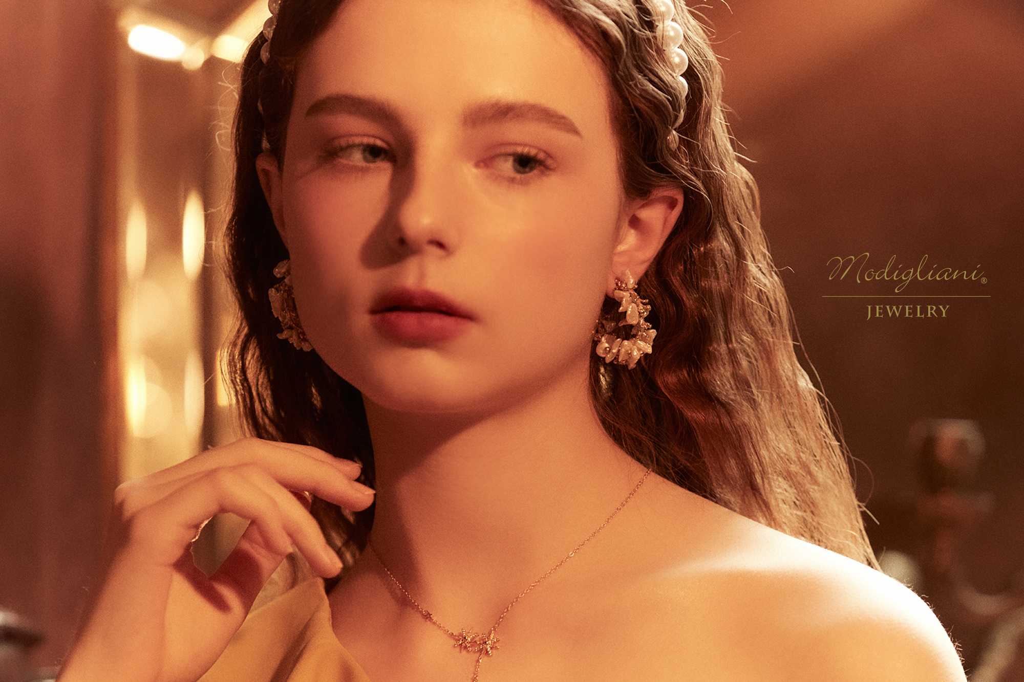 黃銅飾品, 耳環, 黃銅,天然珍珠,氣質,飾品