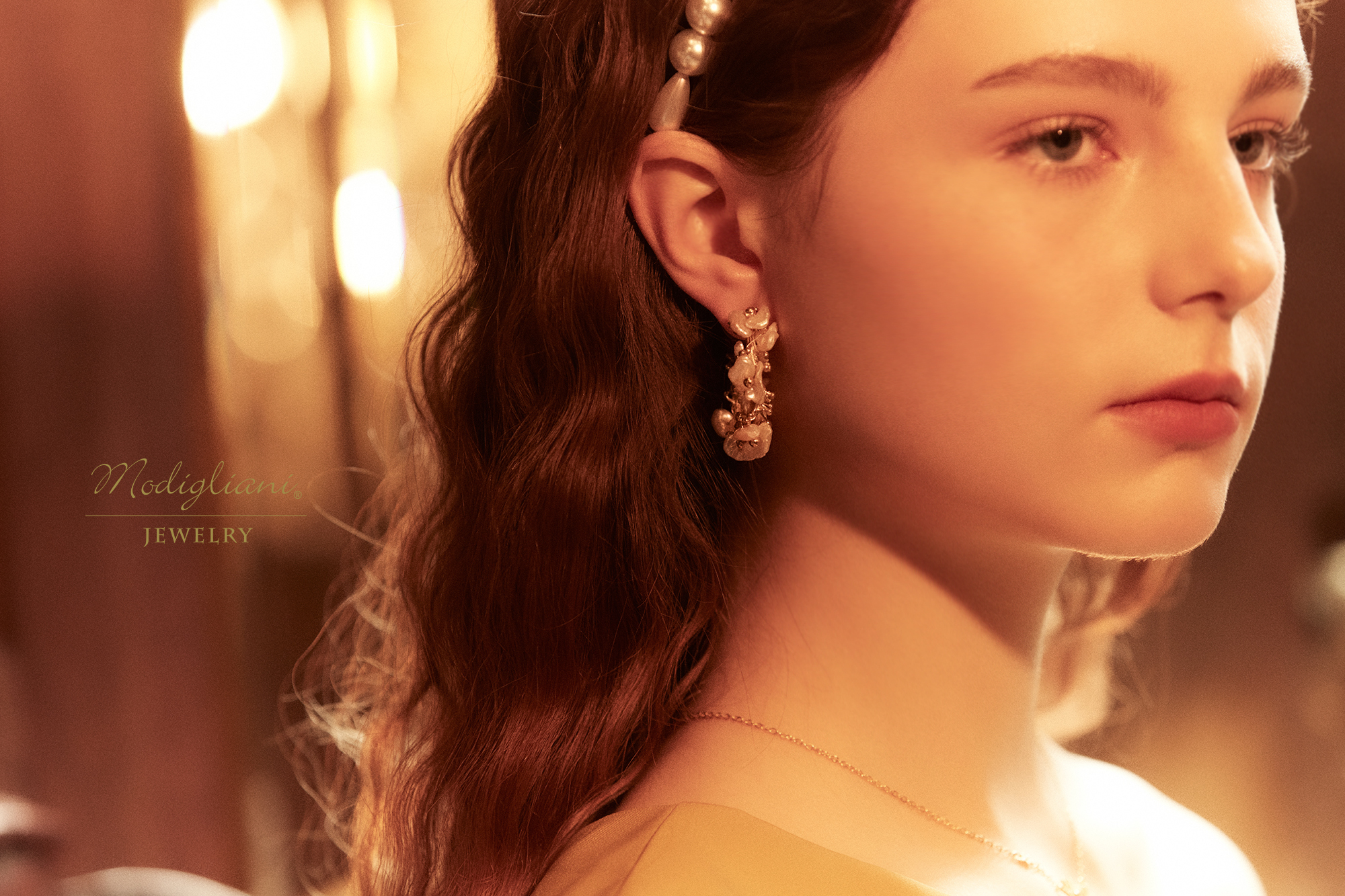 黃銅飾品, 耳環, 黃銅,天然珍珠,氣質,飾品