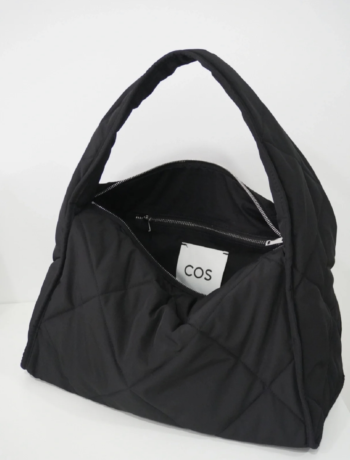 COS DIAMOND-QUILTED BAG 菱格包 黑 3款