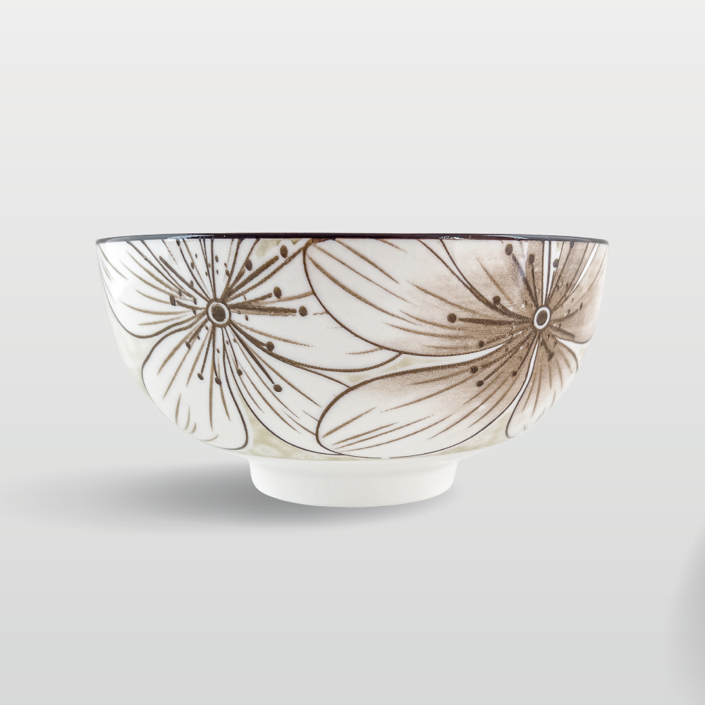 木棉花 球形碗 14/16cm AS03-63-02【陶杯杯瓷器】