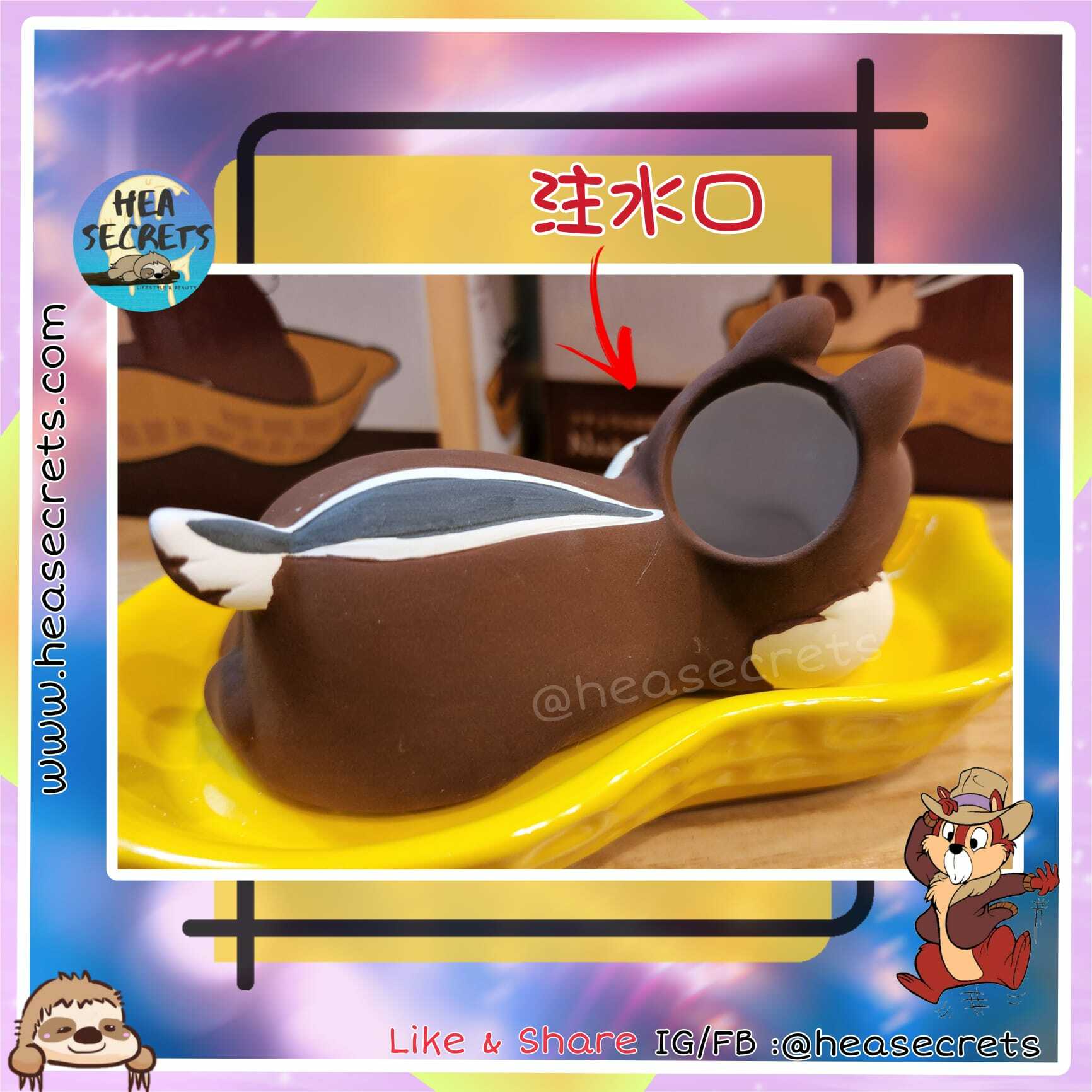 日本直送 100%正版  CHIP CHIP 陶瓷加濕器 天氣乾燥 保濕  開冷氣必備 奇奇蒂蒂 鋼牙大鼻 CHIP N DALE 花鼠2兄弟