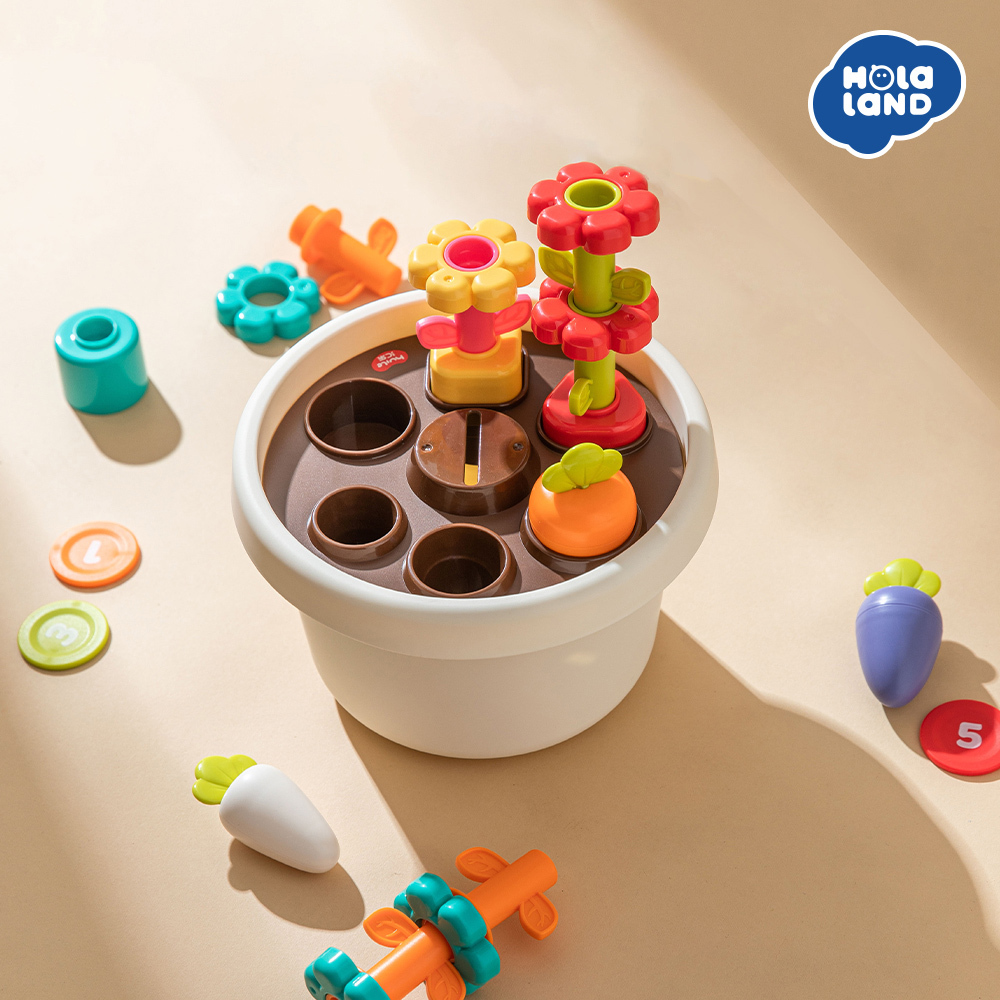 HolaLand歡樂島  探索拼搭盆栽 (匯樂玩具)