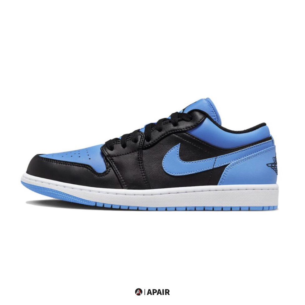 【APAIR】現貨 Nike Air Jordan 1 Low "University blue" 北卡藍黑 553558-041