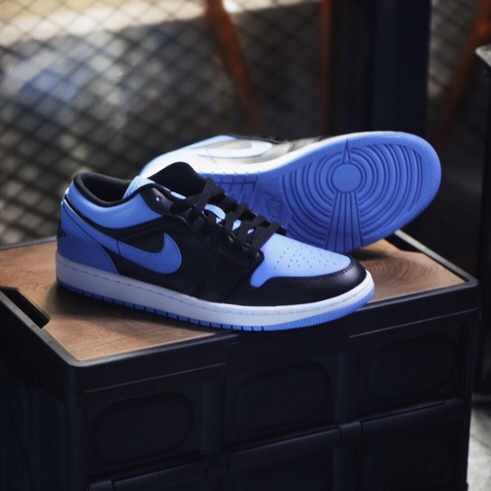 【APAIR】現貨 Nike Air Jordan 1 Low "University blue" 北卡藍黑 553558-041